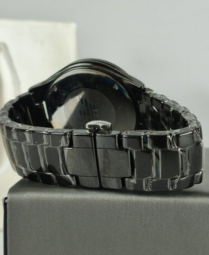 Armani Ceramic Black Watch
