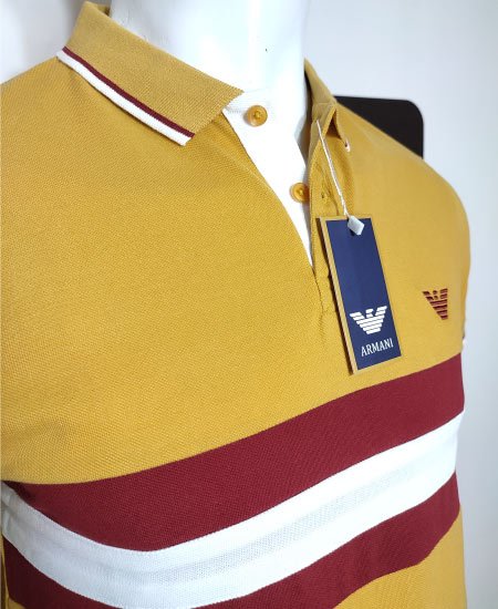 Armani Polo Shirt Mustard