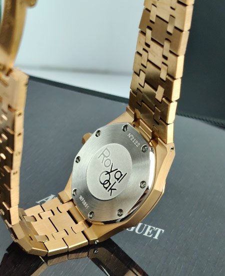 Audemars Piguet Royal Oak 15450ST Rose Gold with Diamond Bezel