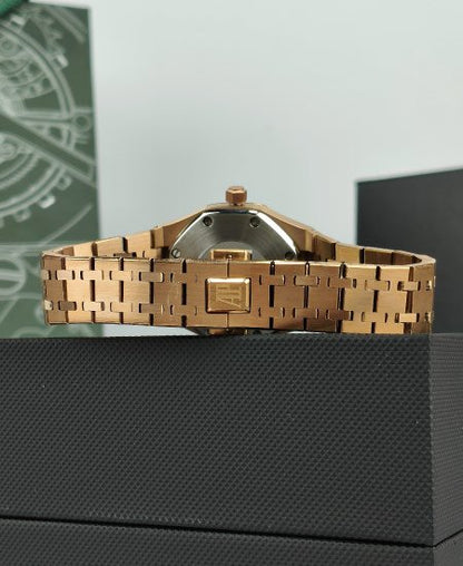 Audemars Piguet Royal Oak 15450ST Rose Gold with Diamond Bezel