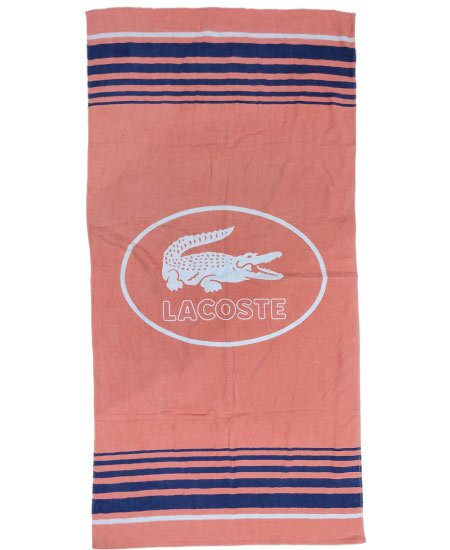 Bath Towel Lacste Pink