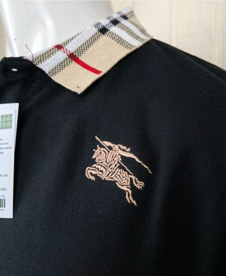 Burberry Black Polo Shirt