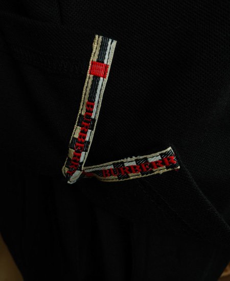 Burberry Black Polo Shirt