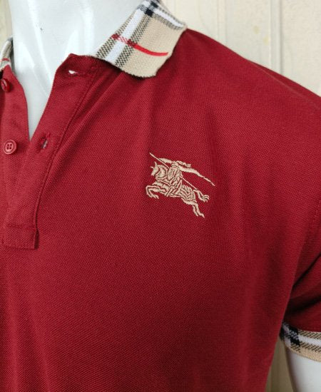 Burberry Mehroon Polo Shirt