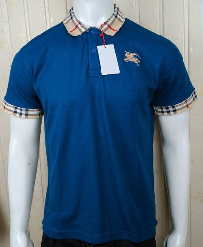 Burberry Ocean Blue Polo Shirt