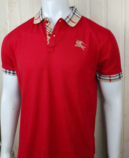 Burberry Red Polo Shirt