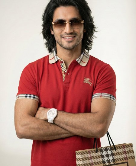 Burberry Red Polo Shirt