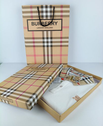 Burberry Snow White Polo Shirt P1