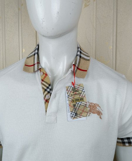 Burberry Snow White Polo Shirt P1