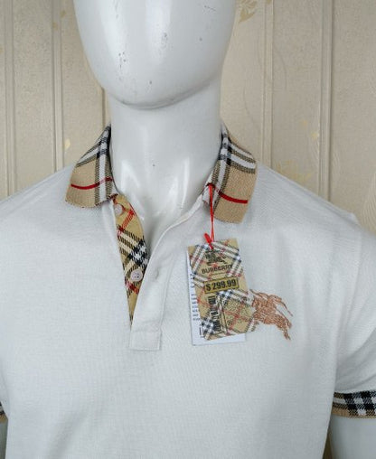 Burberry Snow White Polo Shirt P1