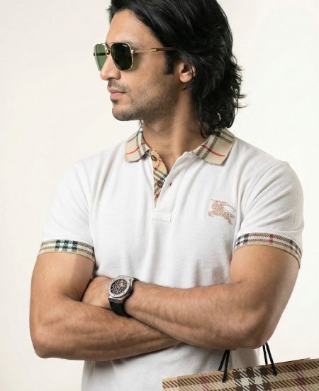 Burberry Snow White Polo Shirt P1