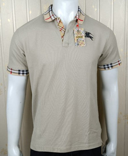 Burberry Stone Gray Polo Shirt P1