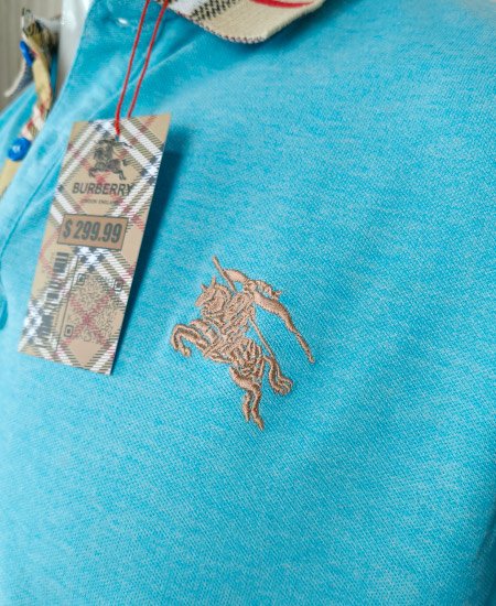 Burberry Tiffany Blue Polo Shirt