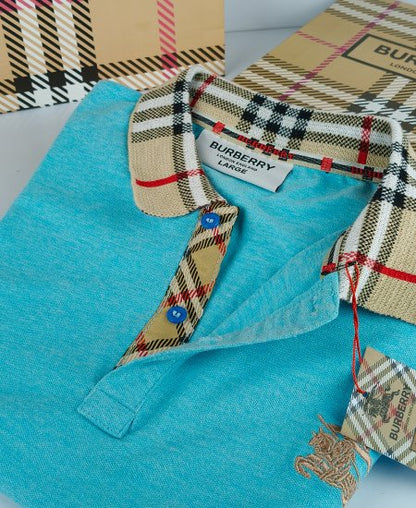 Burberry Tiffany Blue Polo Shirt