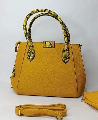 CD handbags 3Pc Mustard