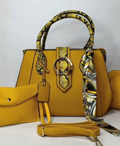 CD handbags 3Pc Mustard