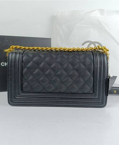 CHANEL Handbags Black Caviar Ladies Handbag