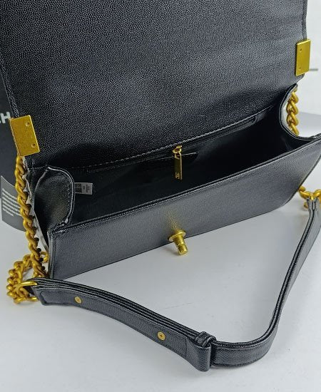 CHANEL Handbags Black Caviar Ladies Handbag