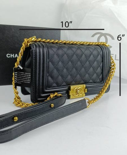 CHANEL Handbags Black Caviar Ladies Handbag