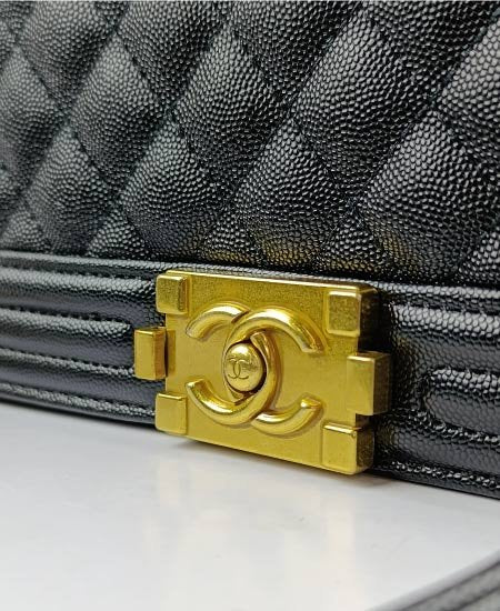 CHANEL Handbags Black Caviar Ladies Handbag