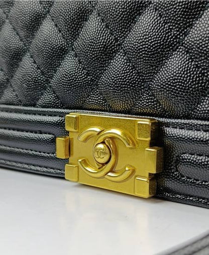 CHANEL Handbags Black Caviar Ladies Handbag