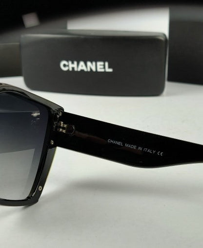 CHANEL Sunglasses Black CHN016