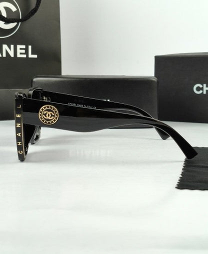 CHANEL Sunglasses Black CHN016
