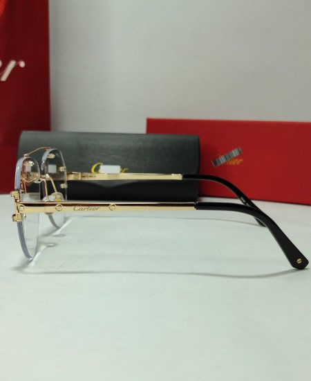 Cartier Gold Aviator Power Glasses Frame-CRT22