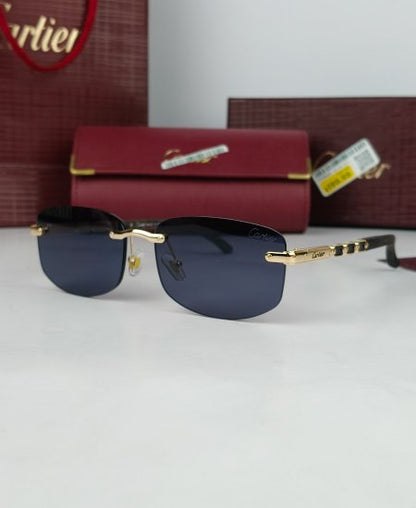 Cartr Black Minimal Sunglasses CRT061