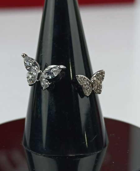 Jewelry Cartier Butterfly Ring silver 925