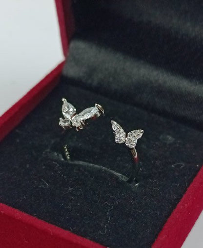 Jewelry Cartier Butterfly Ring silver 925