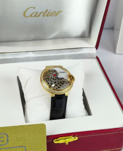 Cartier La Panthère de Cartier Ladies Black Strap Collector Watch