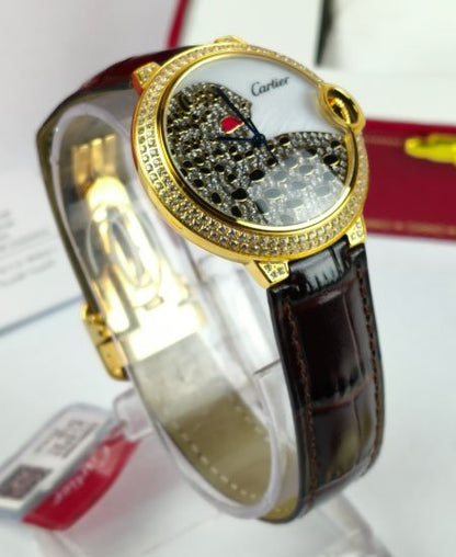 Cartier La Panthère de Cartier Ladies Brown Strap Collector Watch