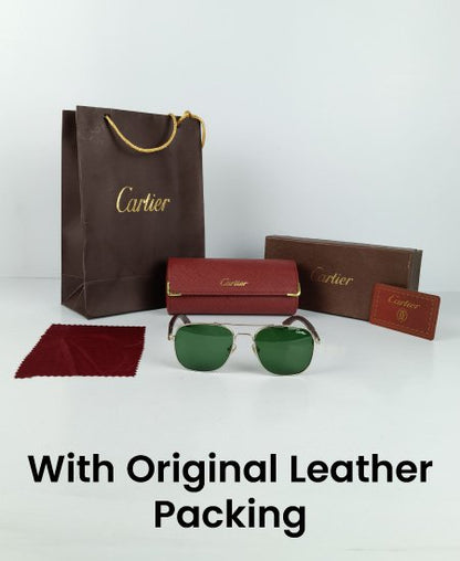 Cartr Luxury Air Force Sunglasses Silver CRT27
