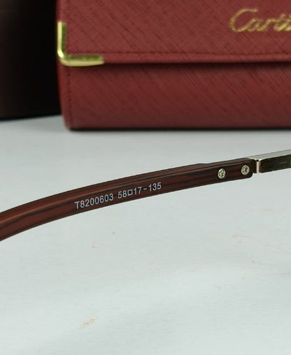 Cartr Luxury Air Force Sunglasses Silver CRT27