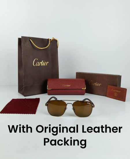 Cartr Luxury Sunglasses Copper Brown CRT08
