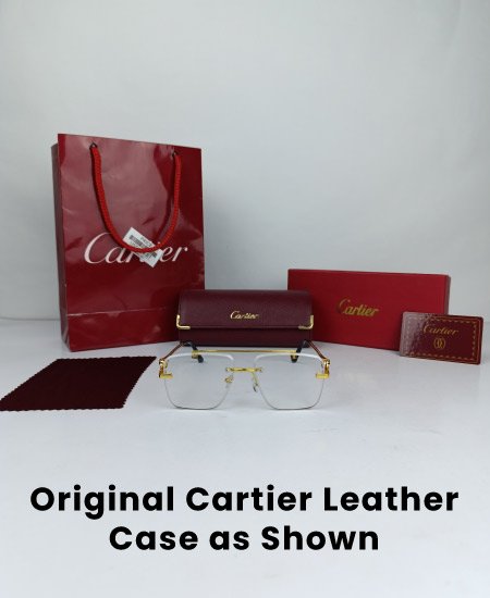 Cartier Power Glasses Leopard
