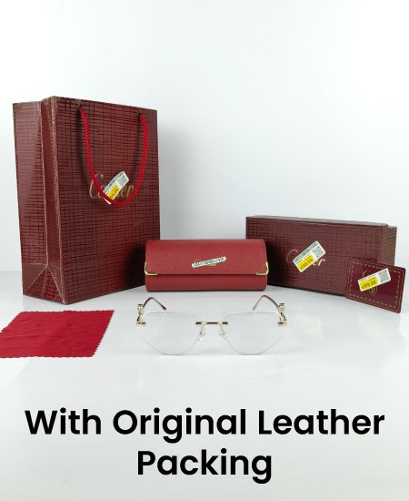 Cartier Power Glasses Silver Iconic Leopard