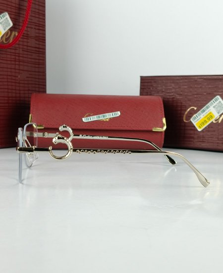 Cartier Power Glasses Silver Iconic Leopard
