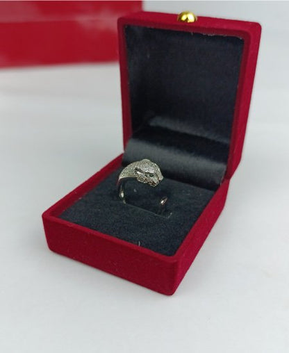 Jewelry Cartier Leopard Ring Silver 925
