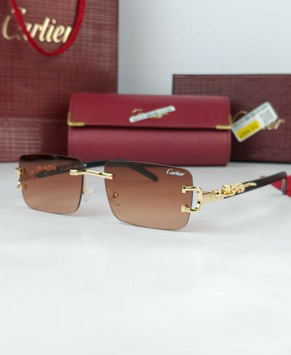Cartr Sunglasses Brown Air CRT-113