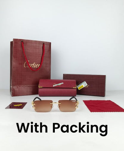 Cartr Sunglasses Brown Air CRT-113