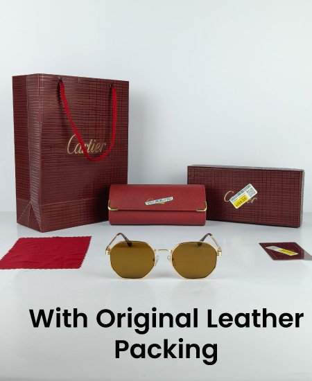 Cater Sunglasses Retro Golden Brown CRT47