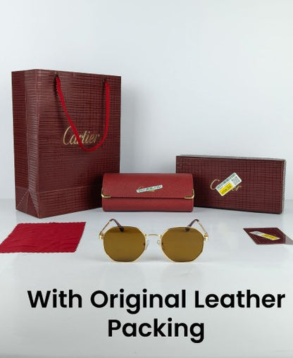 Cater Sunglasses Retro Golden Brown CRT47
