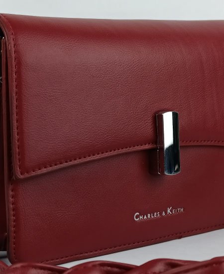 1.2 Chrles and Keth Handbags Red CK003