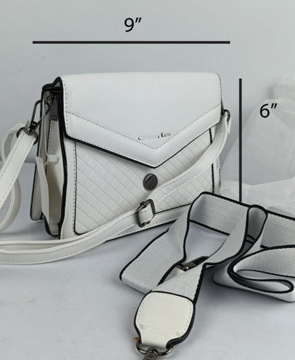 Charles and Keith Handbags White