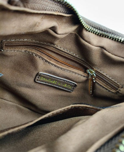 Charles and Keith Moon Face Brown Handbags