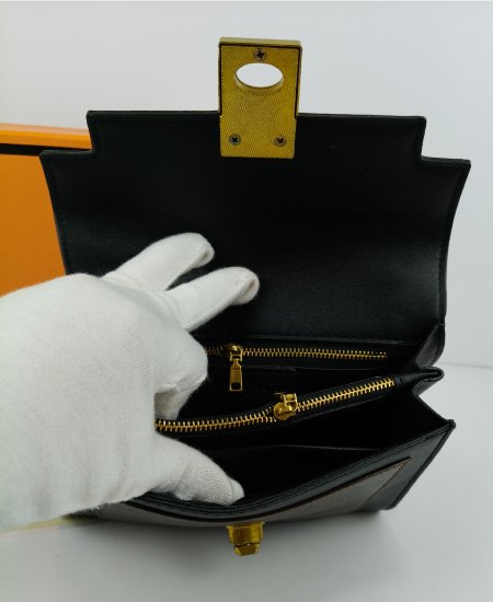 Coach Lana Shoulder Black Handbag