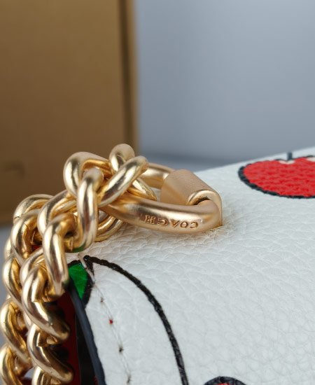 Coach Mini Klare Crossbody With Heart Cherry Print
