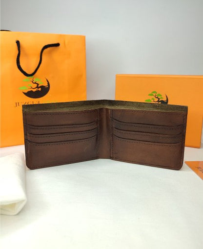 Crazy Horse Vintage Leather wallet V004